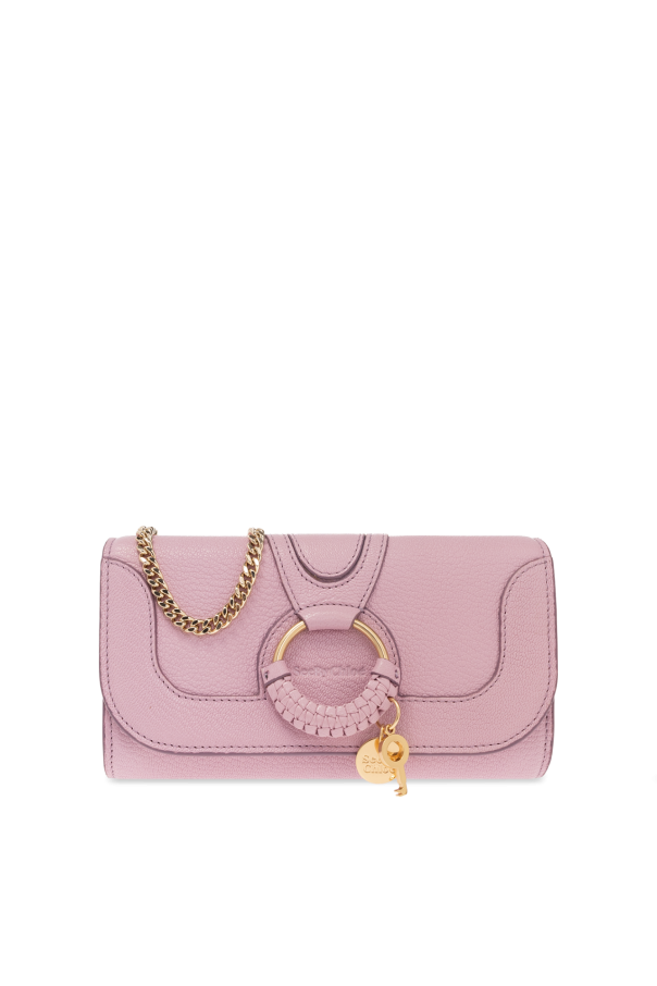 Purple Hana wallet with chain See By Chloe chloe tess leather shoulder bag Biname fmedShops Iceland